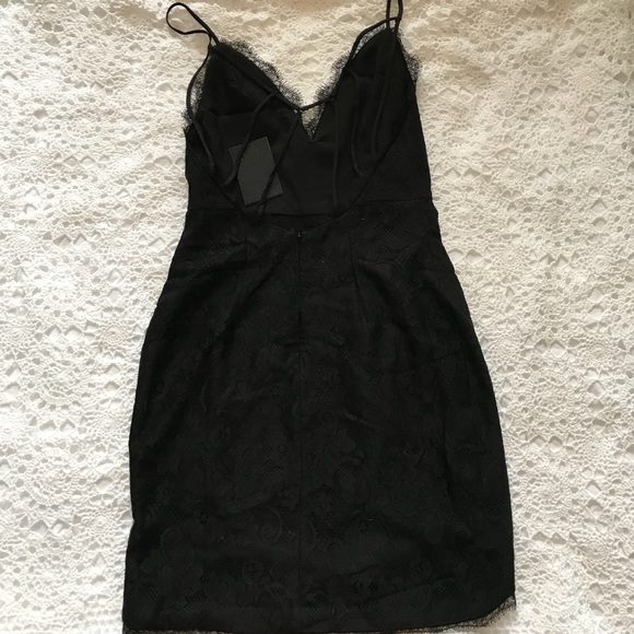 NBD Black Lace Dress - Picture 4 of 7